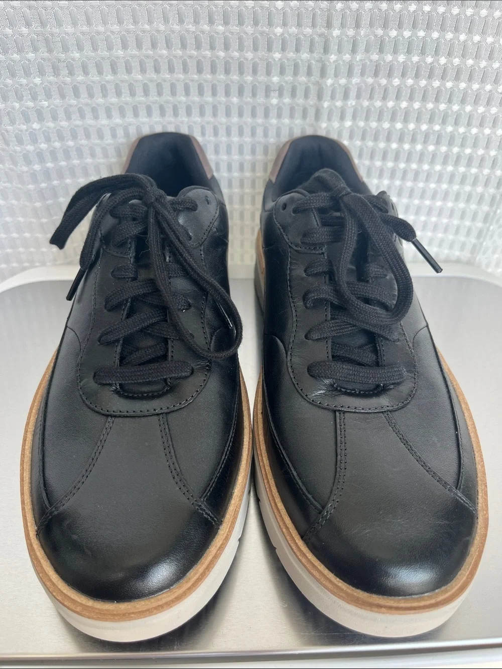 Cole Haan GrandPrø FeatherArc Bike Toe Sneakers Men’s 8.5M Black NIB C40475